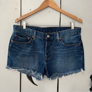 Levi's Blue Jean Shorts